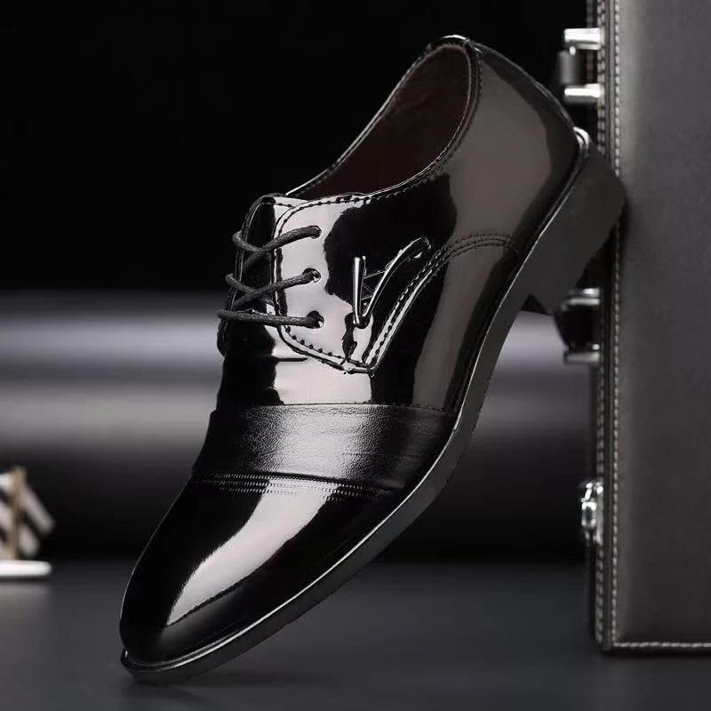 Men's Comfort Orthopedic Dress Shoes Casual Business Oxford Derby Leather Shoes Retro Comfortable Height Increasing Non-Slip Softsole Walking Oxfords Shoes2