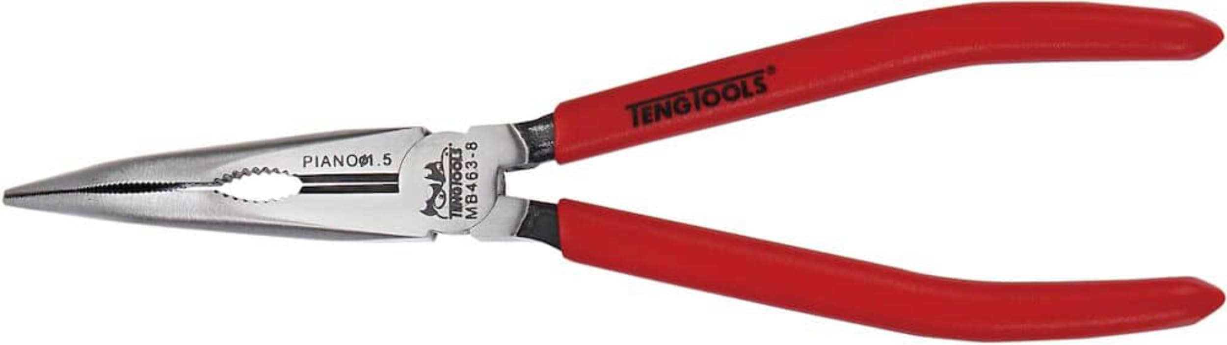 Teng Tools Chrome Bent Long Nose Plier 140Mm