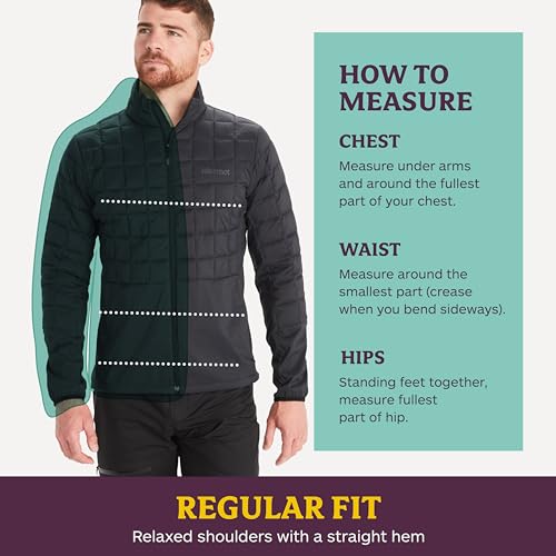 Image of MARMOT Men's Echo Featherless Hybrid Jacket - Lightweight, Down-Alternative Puffer Layer