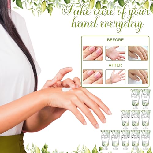 Image of 50 Pcs 1 oz / 30 ml Wedding Hand Cream Bulk Travel Size Bridesmaid Gifts Thank You Hand Cream Body Lotion Gifts for Bridesmaid Souvenir Wedding Party Supplies Bridal Shower Favors