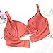 Red Spaghetti Strap for Teen Girls Loose Fit Plus Size Sexy Bow Tie Seamless No Underwire Basic Lingeries Womens 2025 Soft Comfy Clothing Fashion XXL