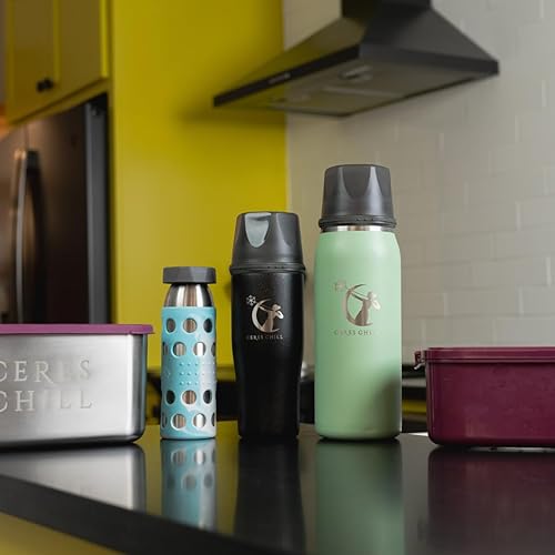 Miniatura 2 de Ceres Chill Dúo enfriador de leche materna, un enfriador de 24 onzas y un mini enfriador Demi de 12 onzas, contenedor de almacenamiento de leche