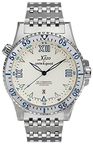 Preisvergleich Produktbild Xezo Herren Armbanduhr Air Commando Japanese-Automatic Diver 's d45-ss