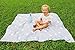Splat Mat for Under High Chair/Arts/Crafts, WOMUMON Washable Baby Spill Mat Waterproof Anti-Slip Floor Splash Mat, Portable Play Mat and Table Cloth (Star, 51