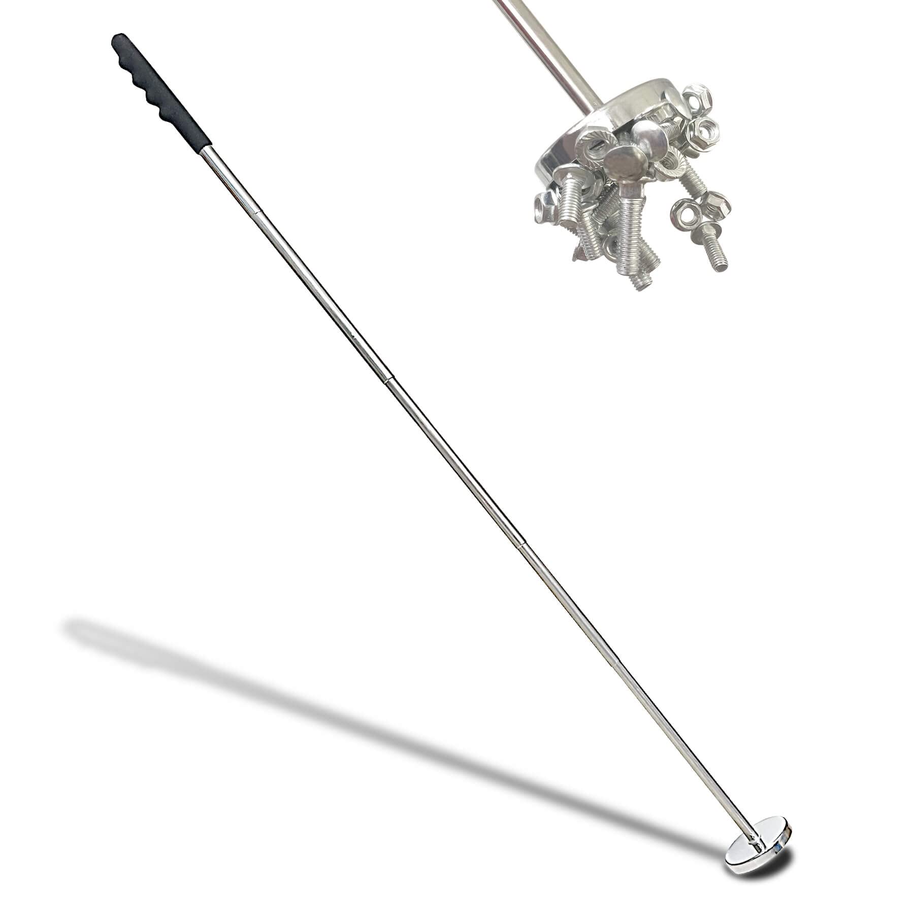 EvecadMagnetic Pickup Tool, Telescoping Magnet Sweeper, Screws Parts Finder with 18Lbs Magnetic Pull Capacity, Nail Magnet, Extendable Telescoping Magnetic Pickup Tool, Retractable from 8 to 34 inch