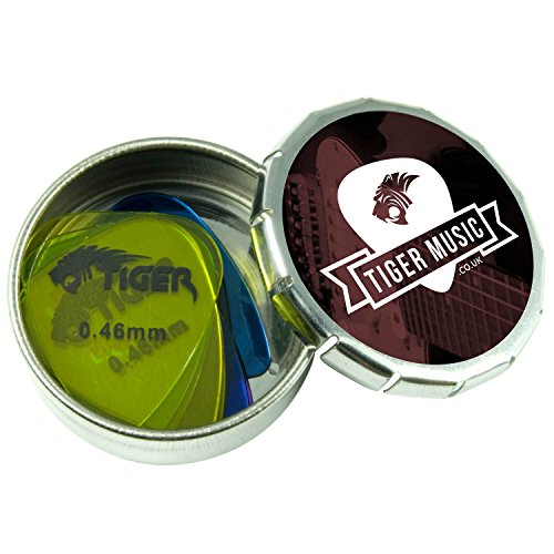 Tiger médiators pour guitare avec boîte – 24 Gel 0,46 mm - Les Beatles, Paul McCartney, John Lennon, RIngo Starr, George Harrison Tiger médiators pour guitare avec boîte – 24 Gel 0,46 mm – Image 4
