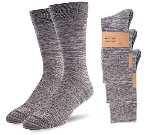 Mr. Davis Moisture Wicking Everyday Sock 3 Pack