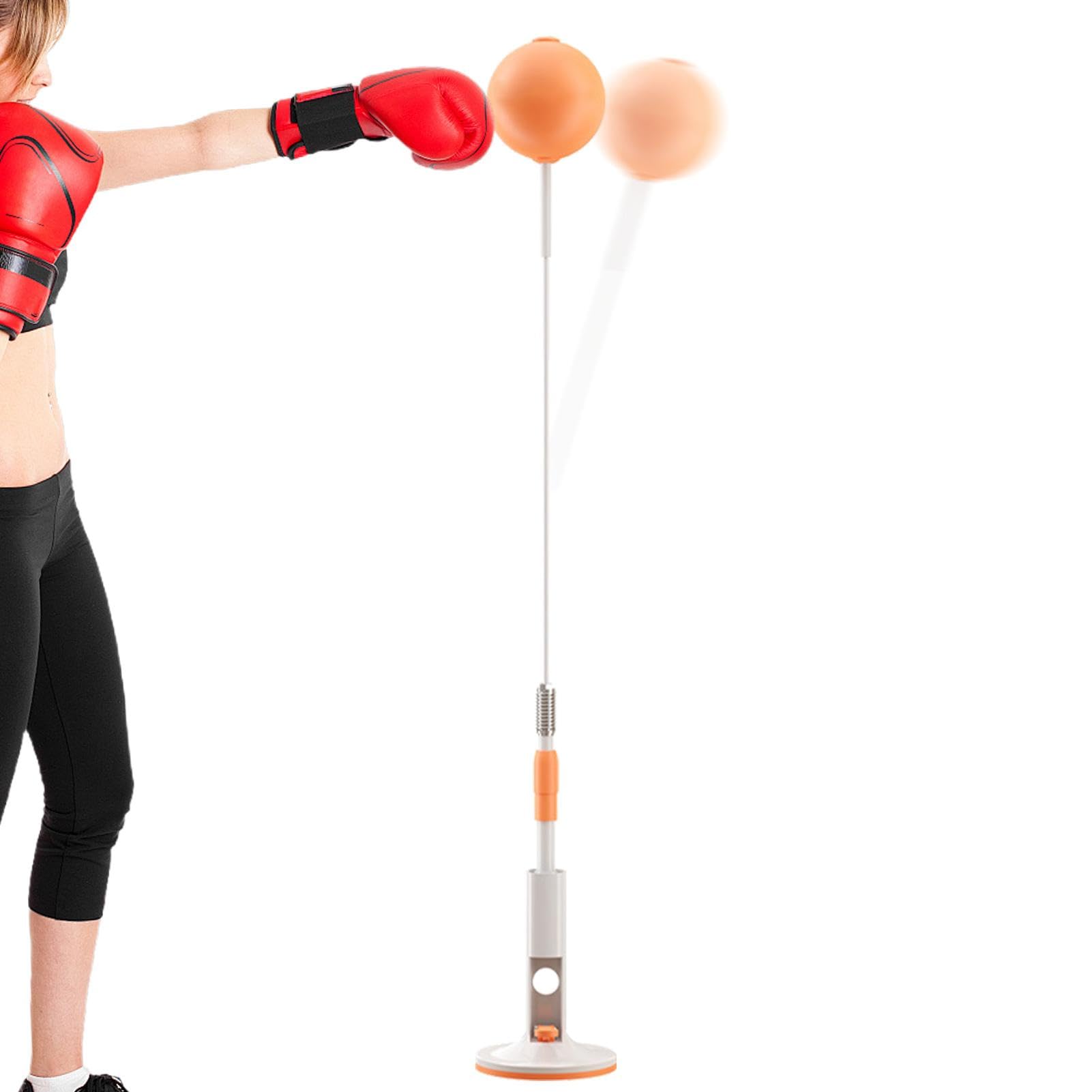 Boxreflexball, sacco da boxe riflettente, con supporto per interni e casa