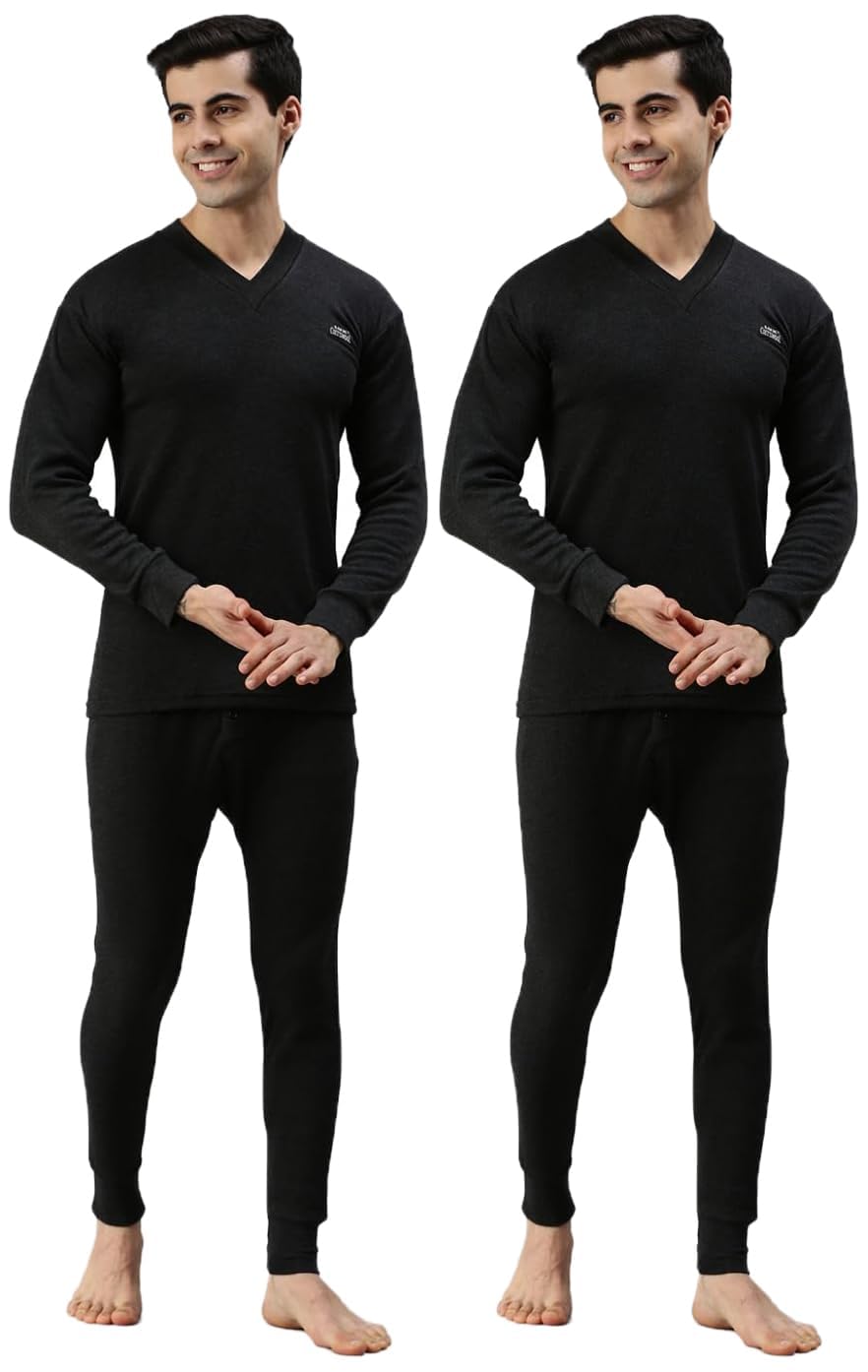 lux cott's wool Lux Cottswool Men's Thermal Set Pack of 2-picture-11