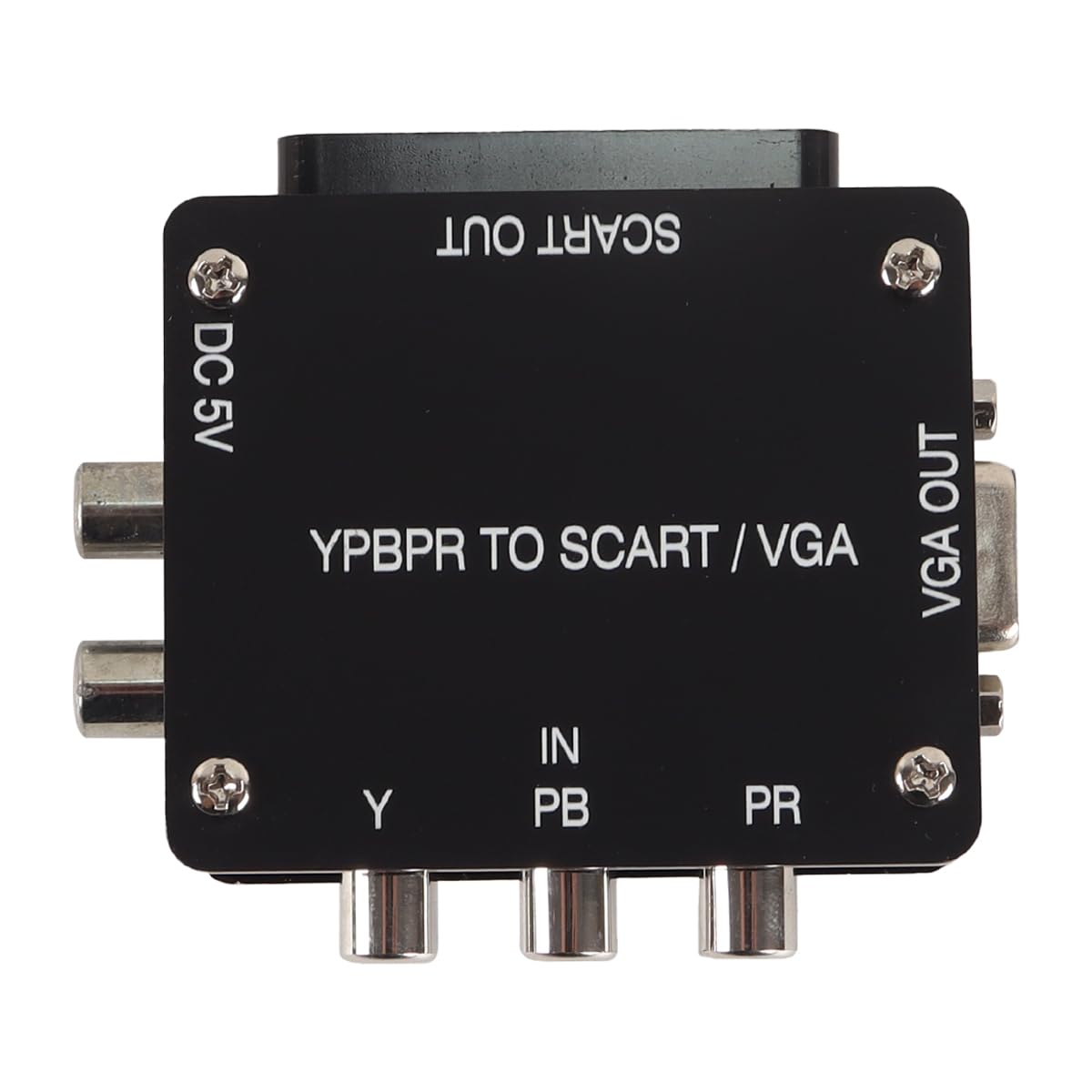 Ticha YUV TO RGBS YPBPR To SCART YPBPR TO VGA Video Converter per console di gioco, set top box, RGBS to Color Difference Component Transcoder