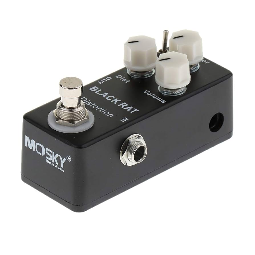 RAT Distortion Pedal ギターエフェクター Amazon.com: Black Rat Distortion Guitar Effects Pedal For