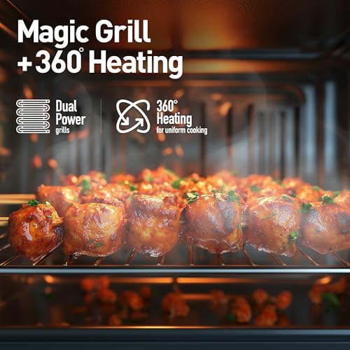 Image of Panasonic 20L Grill Microwave Oven(NN-GT221WFDG,White, 38 Auto Cook Menus )