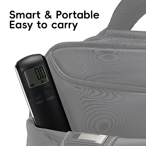 TADA 110 lbs Travel Luggage Scale Battery-Free Portable Digital Hanging Hand Baggage Scale for Travel Suitcase Weight Scale with Built-in Measuring Tape - Thumbnail 6