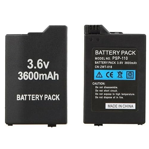 BATERIA PARA SONY PSP 2000 2004 3000 3004 COMPATIBLE SLIM 3600MAH CAPACIDAD ALTA