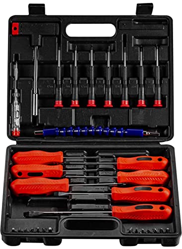 AMM screwdriver set with case, for Repair furniture, Garage Repair (32PC)