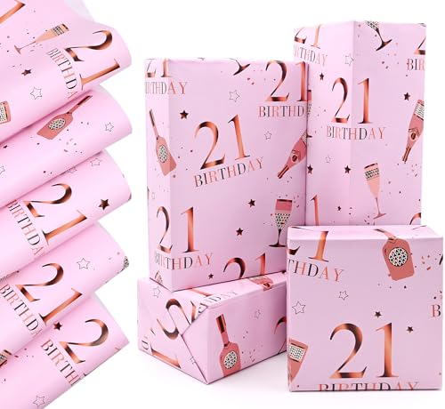 21st Birthday Wrapping Paper