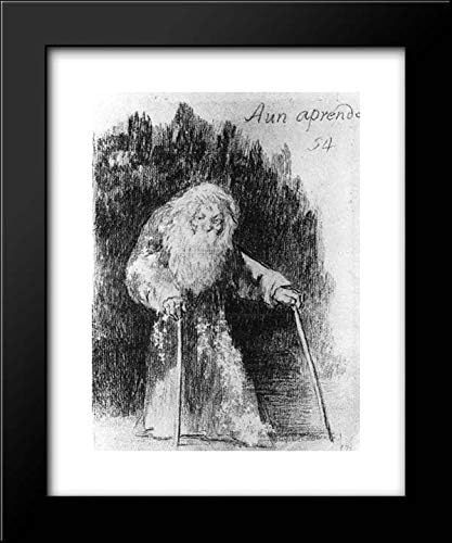 I Am Still Learning 15x18 Framed Art Print by Francisco Goya