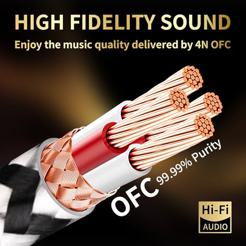 Cable Auxiliar 3.5mm Ángulo 90° 1m Hi-Fi miniatura 2
