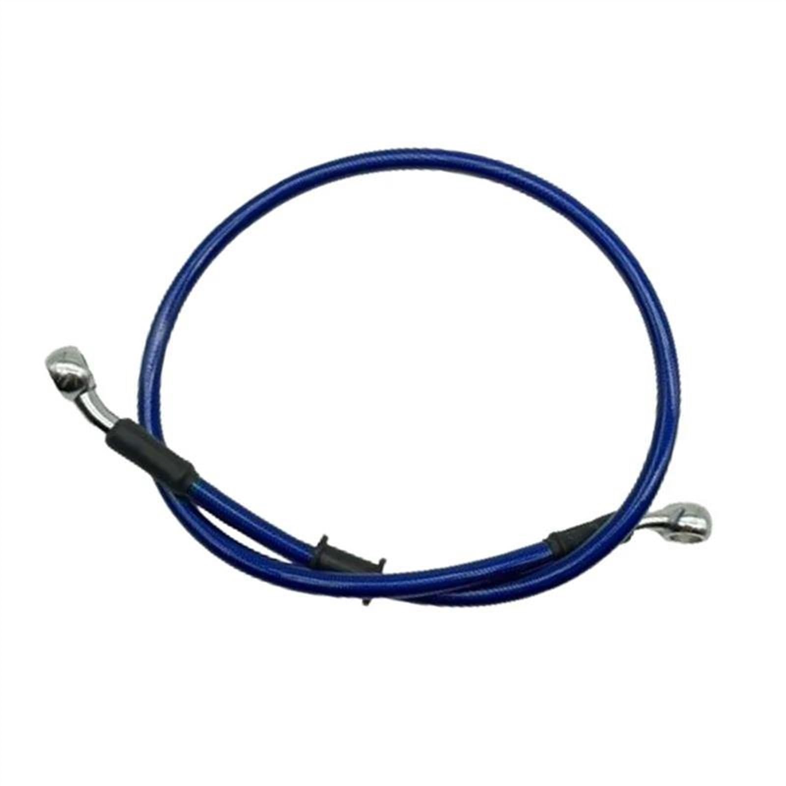Parte della moto Blu 2X Dia10mm 28 Gradi Moto Intrecciato Tubo Flessibile Freno In Acciaio Idraulico 30 Cm-220 Cm(180cm)
