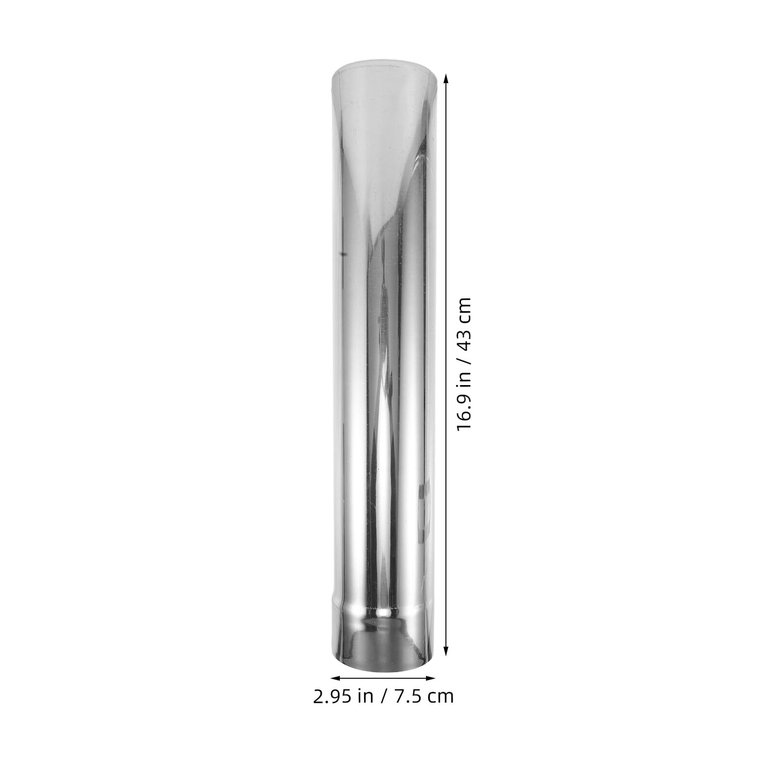 Toddmomy Tubo di Scarico in Acciaio Inox 75X43 CM per Stufa a Legna da Campeggio e Domestica Canna Fumaria Resistente per Riscaldamento Esterno Installazione Rapida e Combustione
