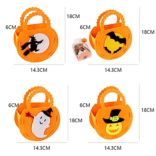 ProsXinty 4 Pezzi Borsa di Caramelle di Halloween