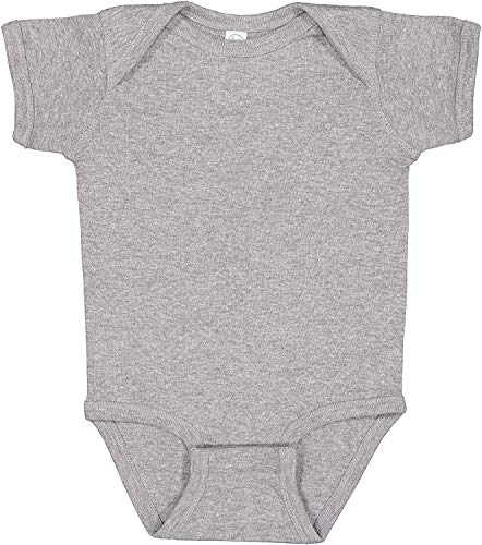 Image of Rabbit Skins Rabbit Skins Baby Bodysuit Girl & Boy | Newborn 0-3 Months to 24 Month Toddler, Snap Easy Closure (4400)