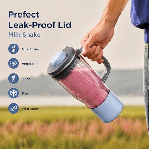 Image of 26oz Replacement Tumbler Cup for Ninja BlendBOSS, Cyberspace | Travel Smoothie Blender Cup with Leakproof Lid & Detachable Straw Compatible with Ninja DB301 & DB351 Series Blender
