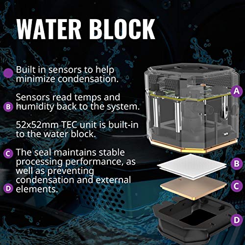 Image of Cooler Master MasterLiquid ML360 SUB-Zero, AIO CPU Liquid Cooler Powered by Intel Cryo Cooling Technology, Thermoelectric Cooling (TEC) Pump, 360mm Radiator for Intel LGA 1200 (MLZ-D36M-A19PK-12)