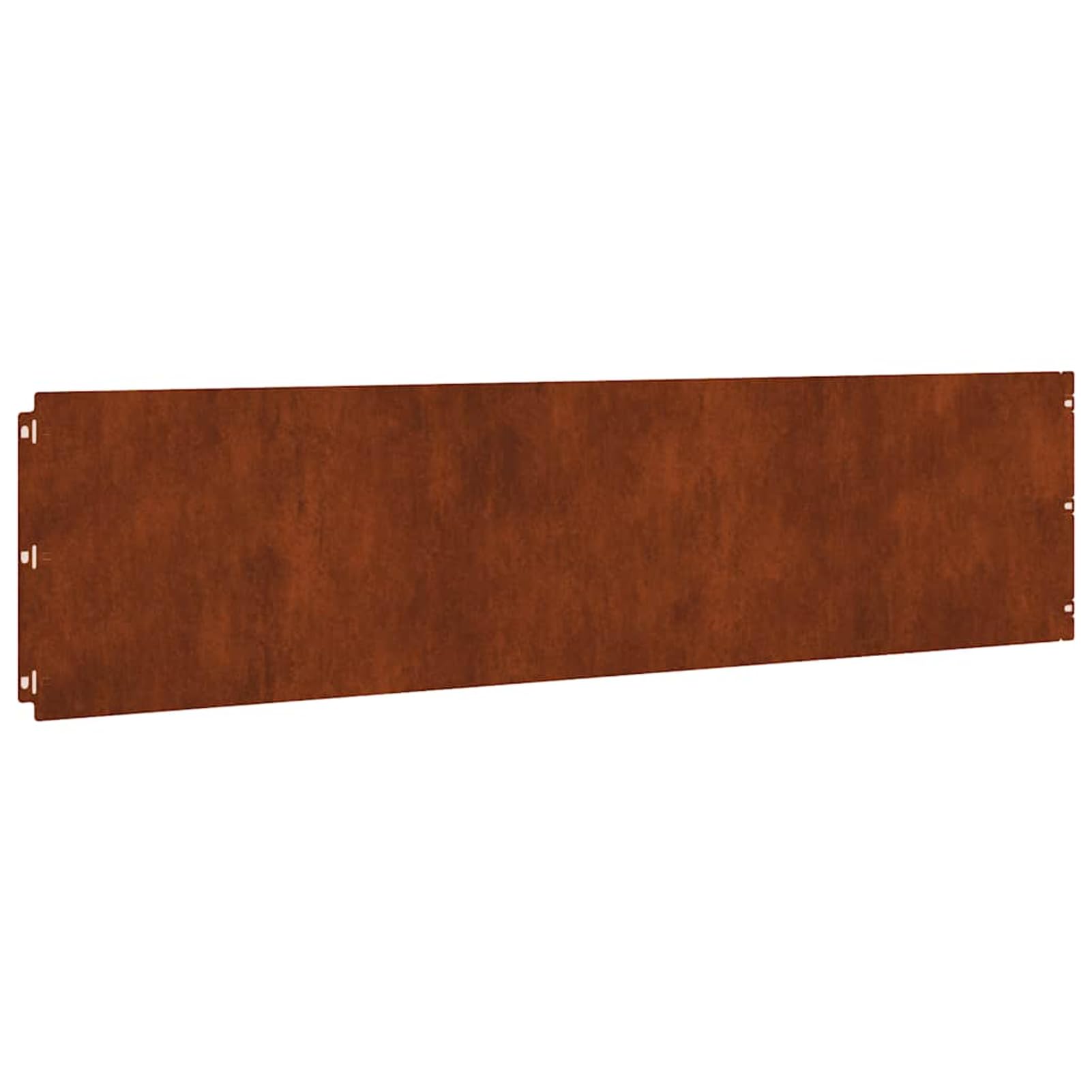 Gecheer Bordure per Prato, Flessibili 25 x 103 cm in Acciaio Corten con Sistema di Connessione Rapida per Giardini Aiuole Vialetti e Cortili