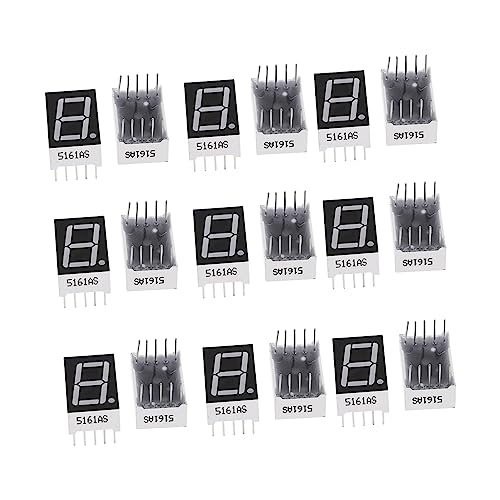 Tubos Digitales LED de Alta Luminosidad Roja con Pantalla de 0.5 Pulgadas y 7 Segmentos de 1 Bit