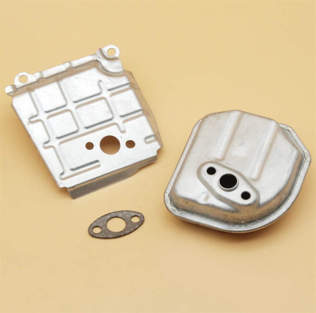Silenziatore di Scarico Air Guide Guarnizione Adatta per Honda GX35 GX35NT HHT35S UMK435 Motore a Benzina a 4 Tempi Generatore di falciatrice