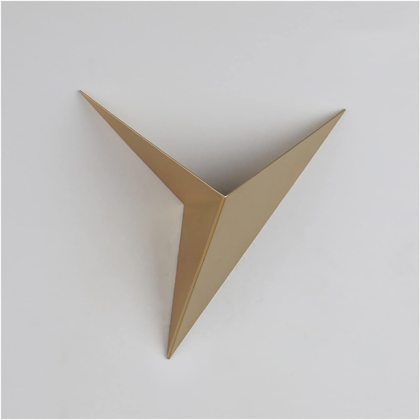 SYAXVOM Wall Lamp Triangle Modern Minimalist Living Room Decoration Wrought Iron Corridor Aisle LED Light Sconce,C