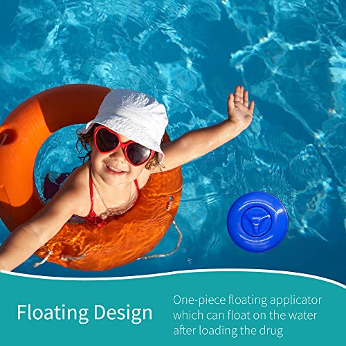 Decwxon Pool Floating Mini Spa Chemical Tablet Dispenser，Compatible With Bromine And Chlorine，For Pool, Spa, Hot Tub, And Fountain,Adjustable 4 Flow,Fits 1" Chlorine Tablet. (Mini Spa) #TOP4