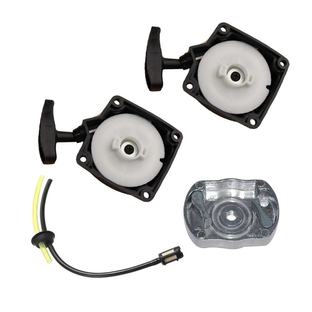 Conjunto de Arranque de Retroceso Apto for desbrozadoras y cortadoras de césped Apto for Motores 40 5 44 5 52cc(Starter Gasket)