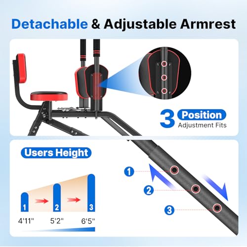 Merach Hip Abductor Machine for Home Gym 330 LBS, Glute Machine for Womens - image 4