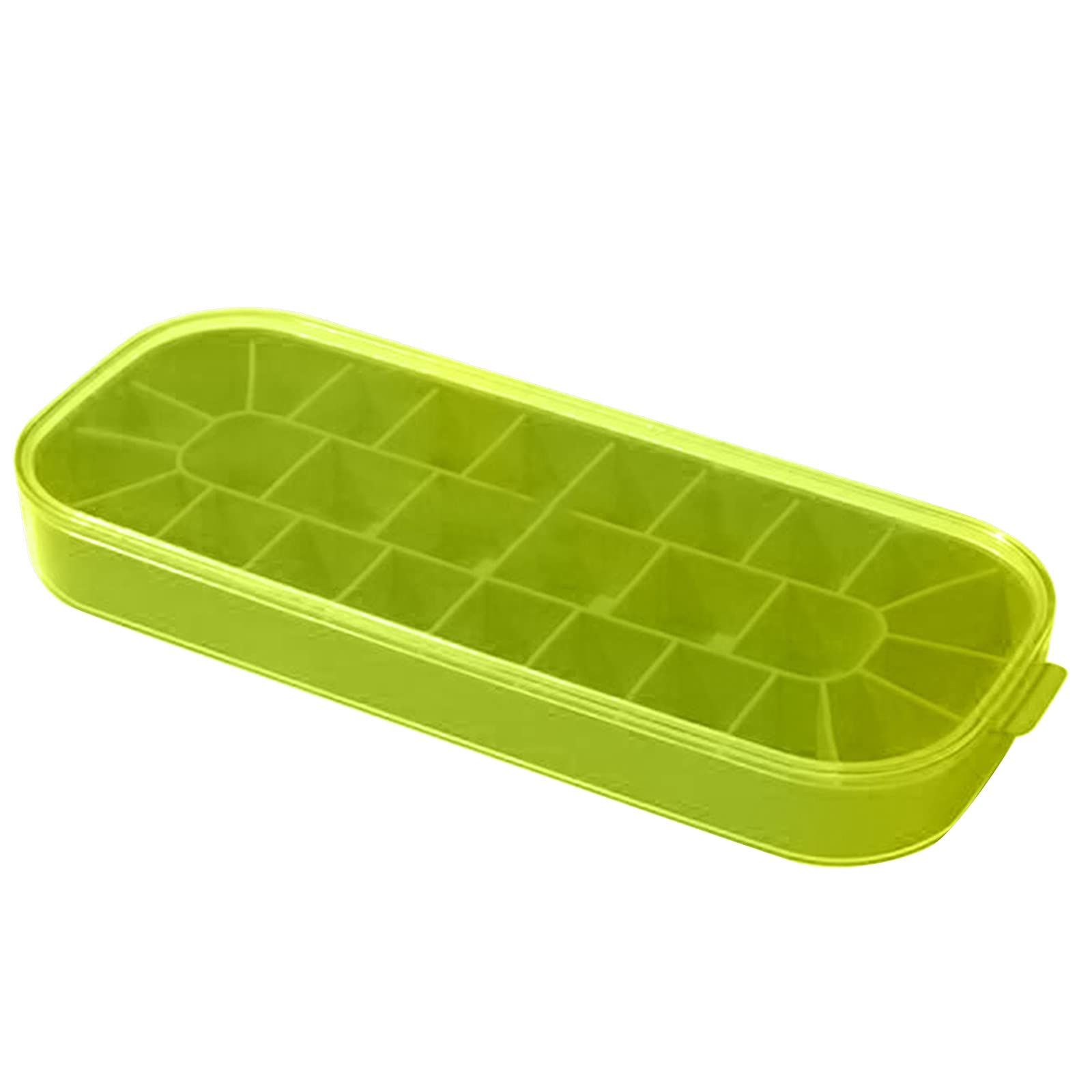 Ice Box/Silicone Ice Box/Ice Maker/Silicone Ice Tray/Ice Box/Handmade Diy Silicone Ice Cream Mold Making Ice Box Popsicle Mold (Green)