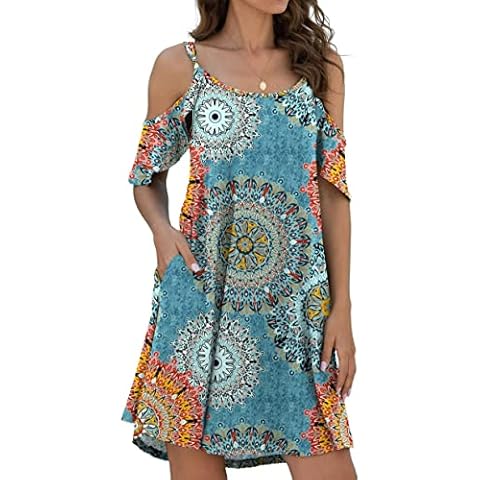 Robe d'été CLOUSPO Épaules Dénudées Cover