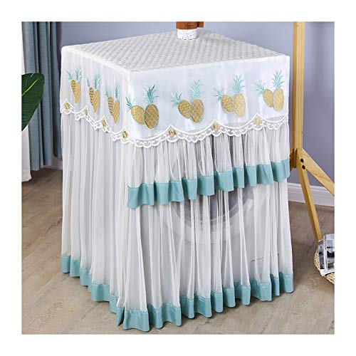 Washing Machine Cover Dust Resistant Washing Machine Cover ， Fit for Most Front-Loading Machine，Cover on 3 Sides-Maximum Protection for Home Appliances (Color : A)