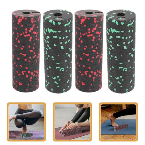 CHILDWEET 4pcs Compact Exercise Roller Muscle Relaxing Foam Rollers Made of Lightweight Epp Material, Gentle and Streamlined Design for Massage and Yoga miniatura 7
