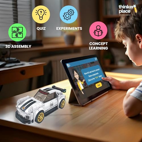 Image of Premium Pearl White 2-in-1 Robot & Sports Car (241 Pieces) | Learn About Machines | Building Block Set for Kids Age 6+ | STEM Educational Toy | Build, Play & Learn