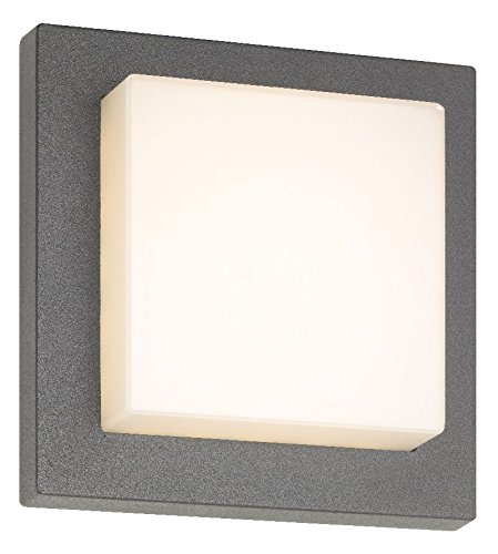 CMD - Lámpara de pared para exteriores, color gris antracita