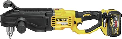 Miniatura 3 de DEWALT Taladro de ángulo recto de 60V MAX* con kit de sistema de embrague electrónico, perno prisionero en línea (DCD470X1)
