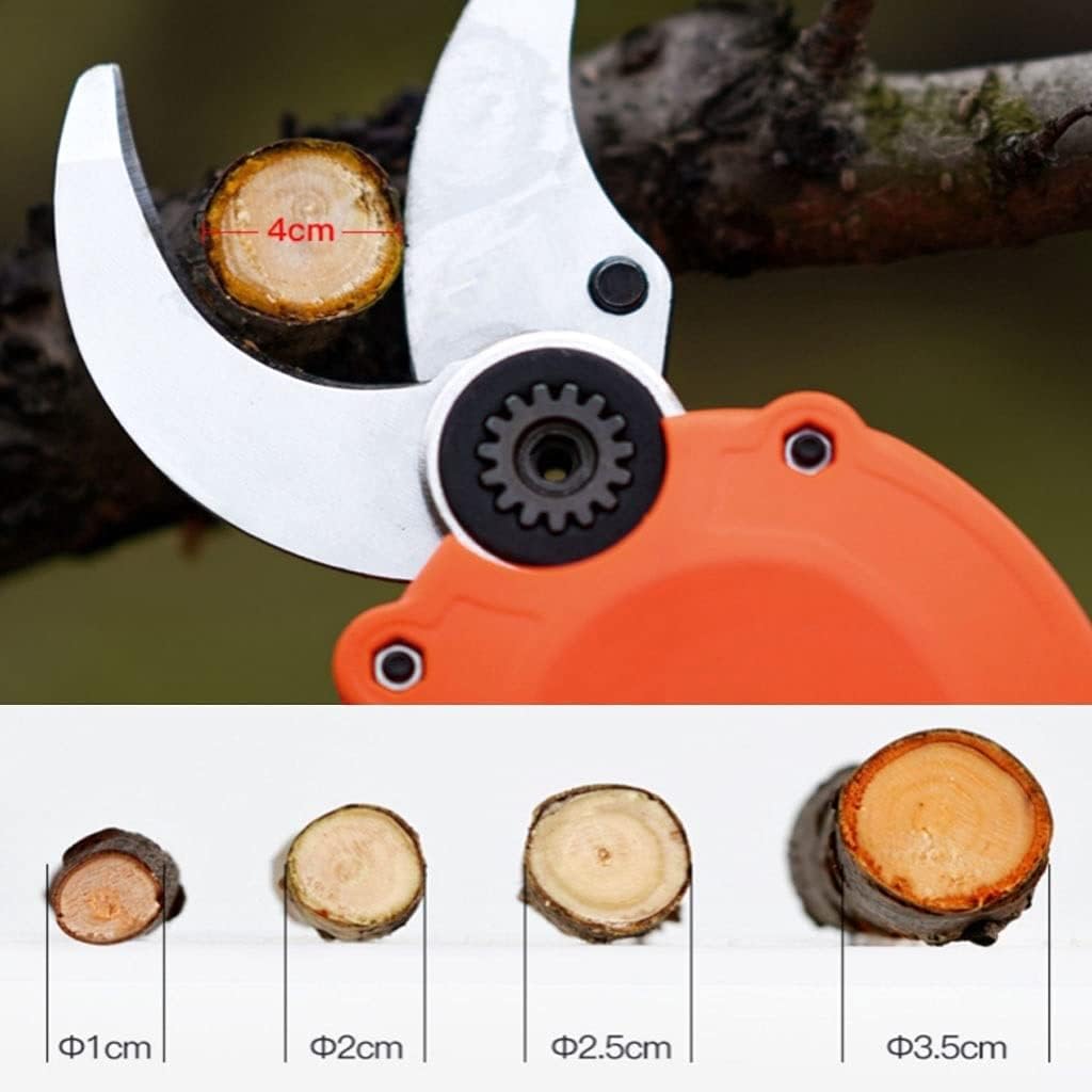review Lawn Mowers & Tractors Electric Pruning Machine Multifunctional Household Small Lawn Mower Orange Lawn Branch Trimmer With Large Capacity Lithium Battery ( Color : Orange , Size : 2 )
