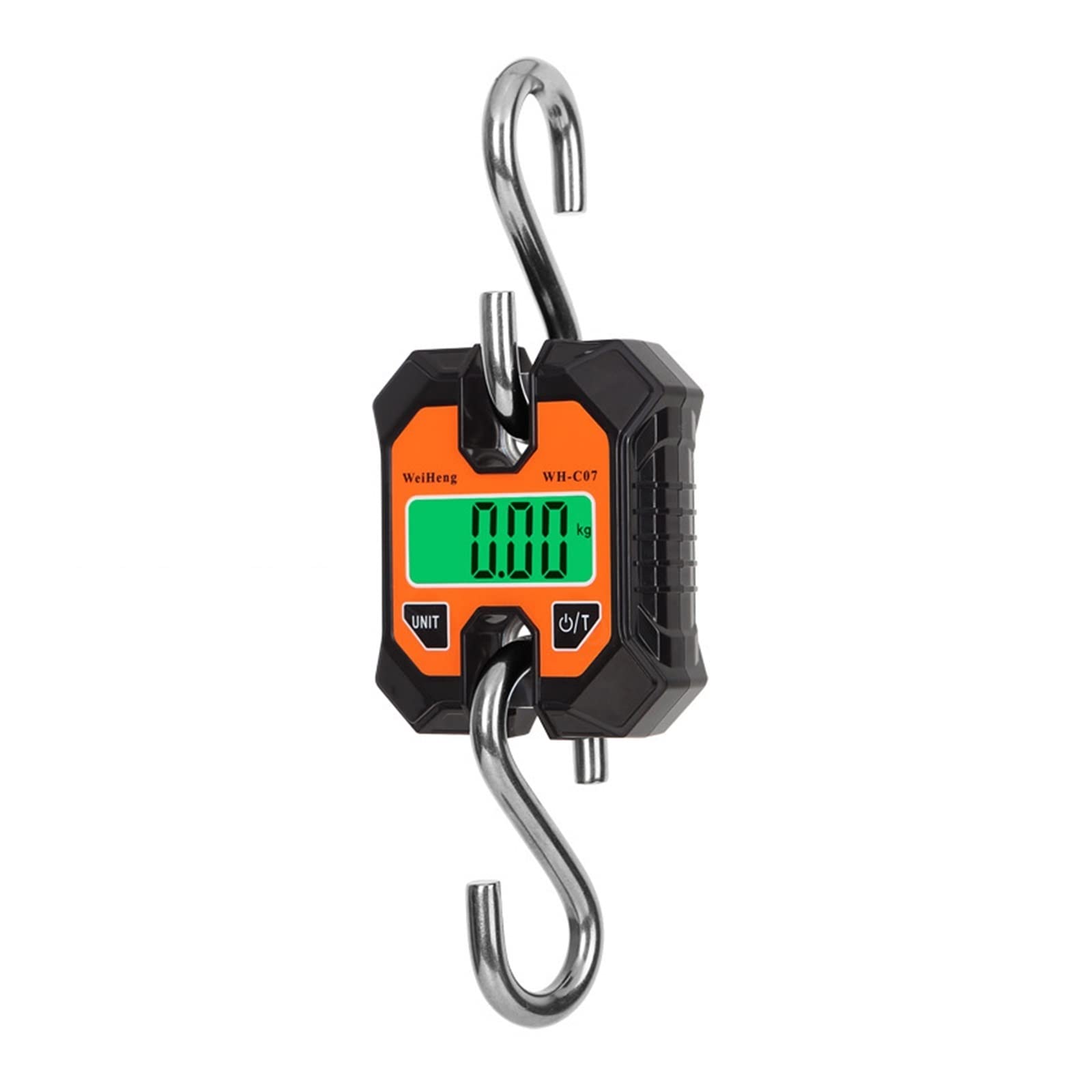 Crane Scale, Crane Scale 150/300/500kg Heavy Duty Hanging Weighting Hook Steelyard Portable LCD Electronic Digital Industrial(100kg 50g)