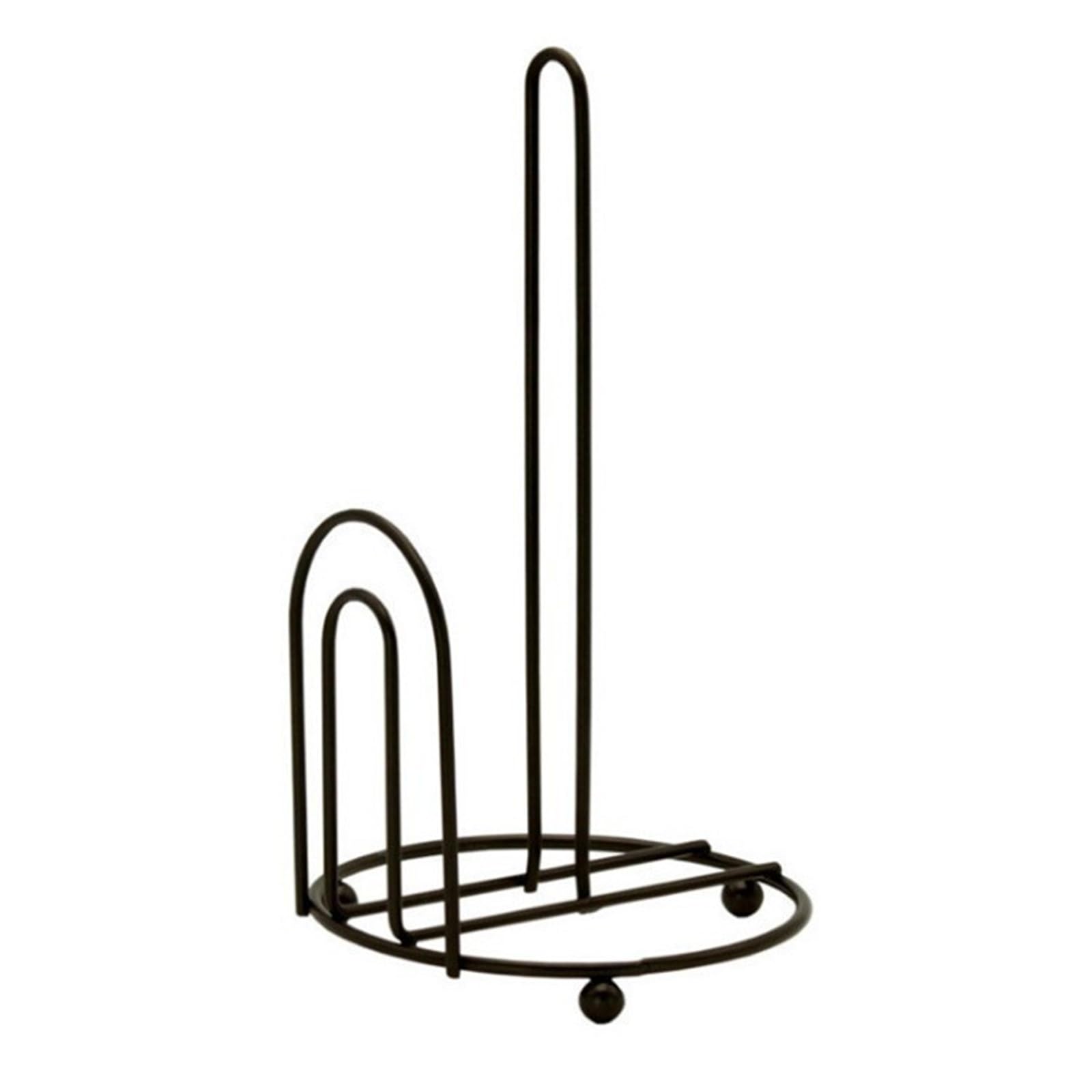 Kitchen Roll Holder Iron Tissue Holder Living Room Kitchen for Countertop Bathroom
