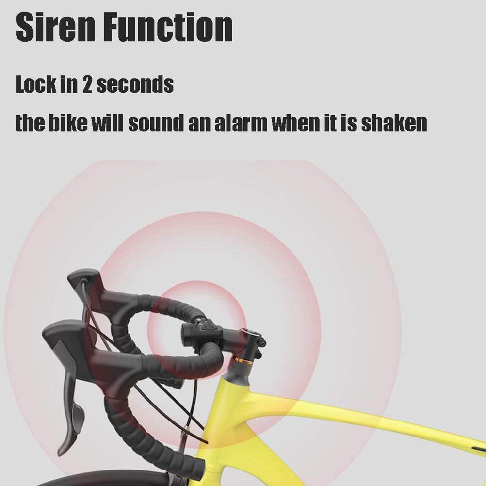 Sonnette Vélo électrique Rechargeable USB - Volume Réglable 80-130dB, Alarme Antivol, étanche IPX6, Sangle Silicone Universelle