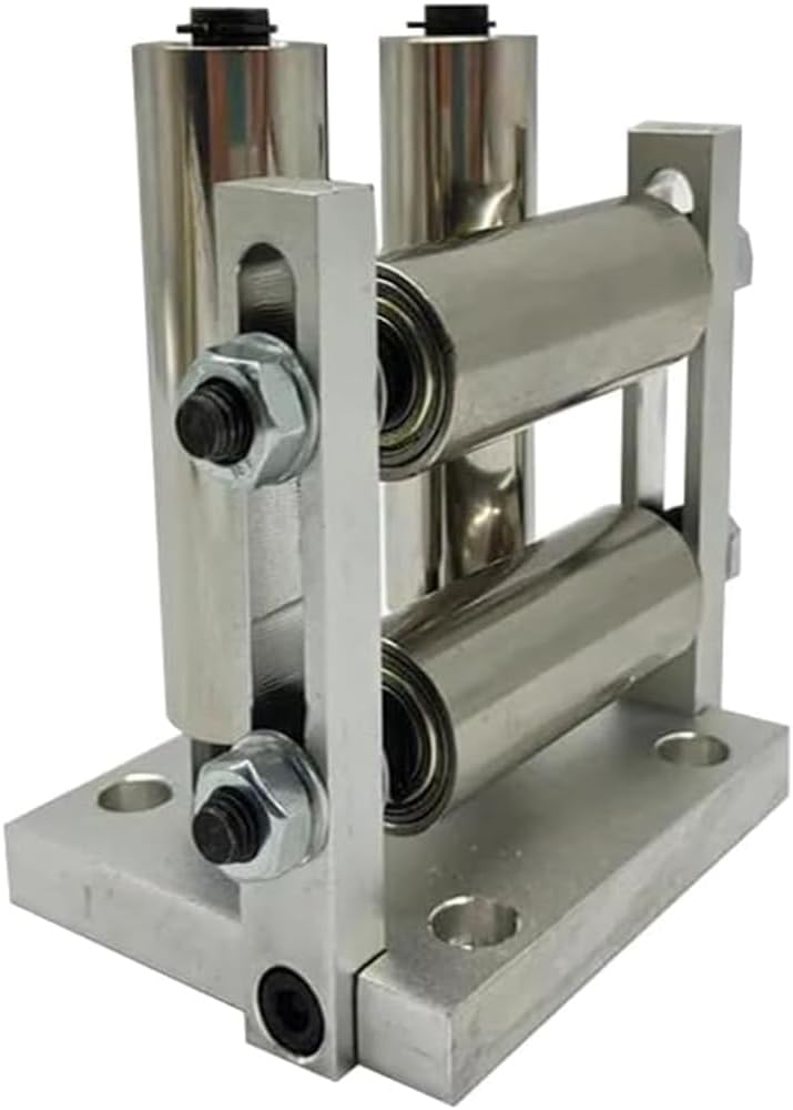 Seilführungsrolle mit 4 Rollen für Drahtseile, 2:1-Rollensystem, Silber, QP30 (QP20)