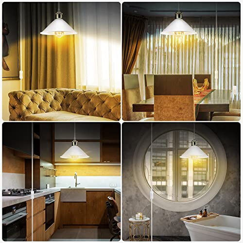 Image of LYOOWNG White Plug in Pendant Light, Modern Hanging Light with Plug in Cord
