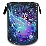 VODRM Cute Axolotl Underwater Laundry Basket