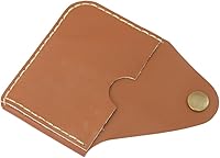 Vista 67 de Leather Card Holder Wallet, Compact Design with Slots for Cards and Cash (light brown)